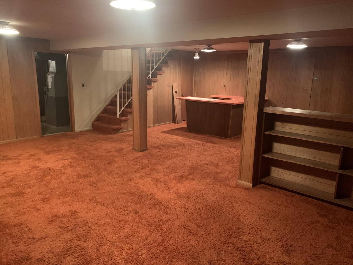 Before Basement Transformation project