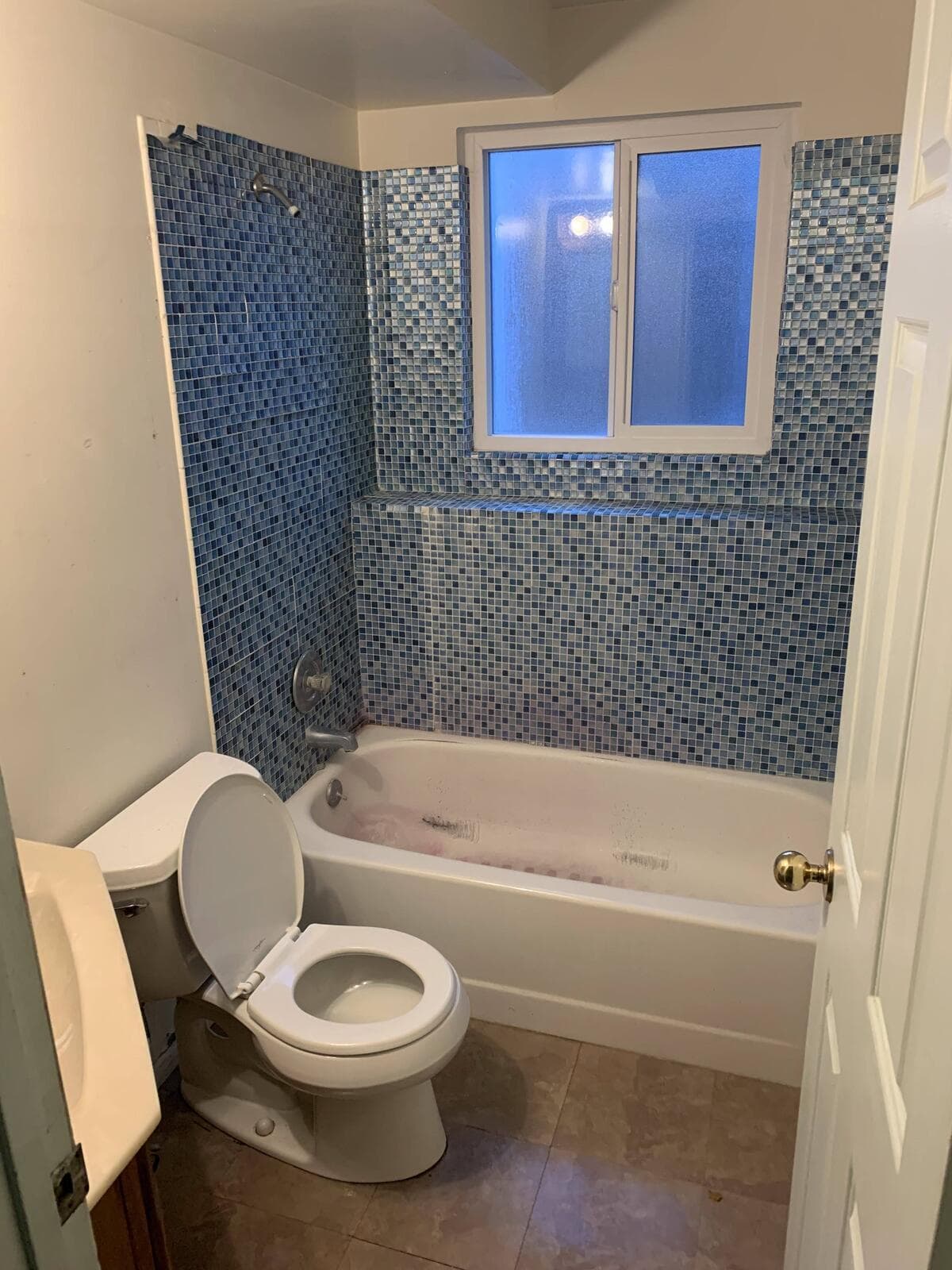 Before Basement Bathroom Demo project