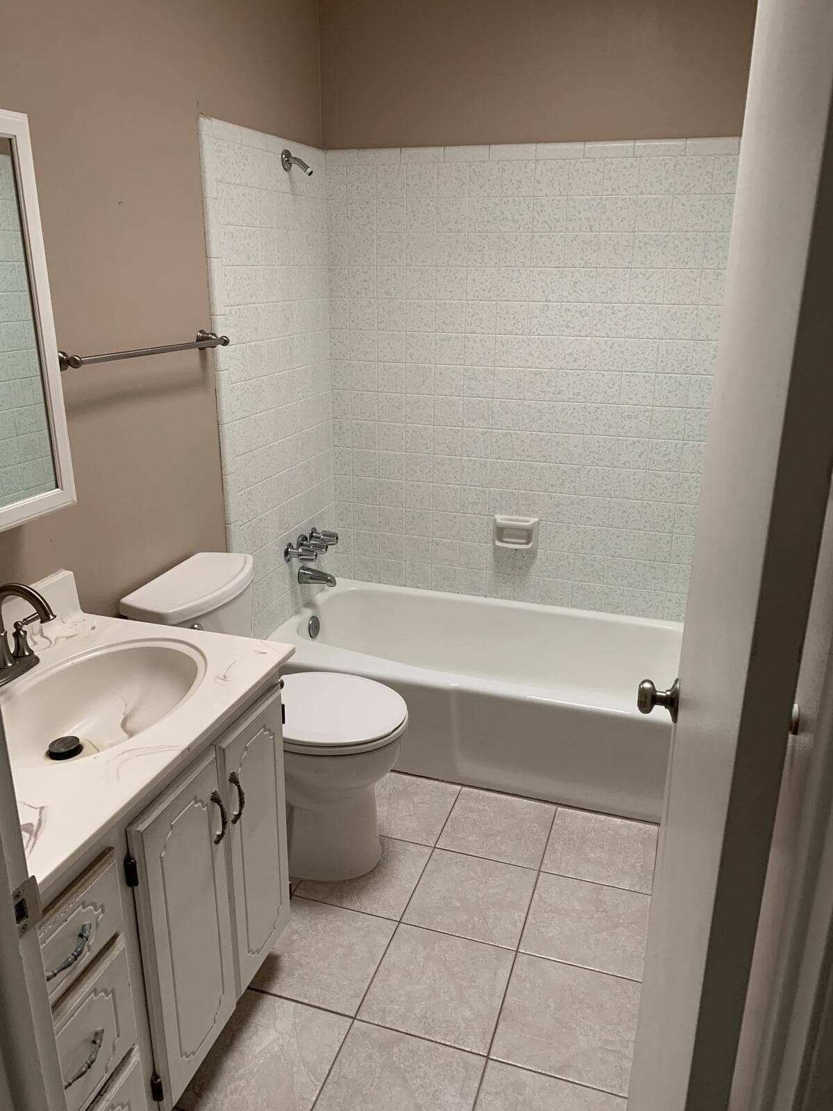 Before Full Bath Renovation Demo project