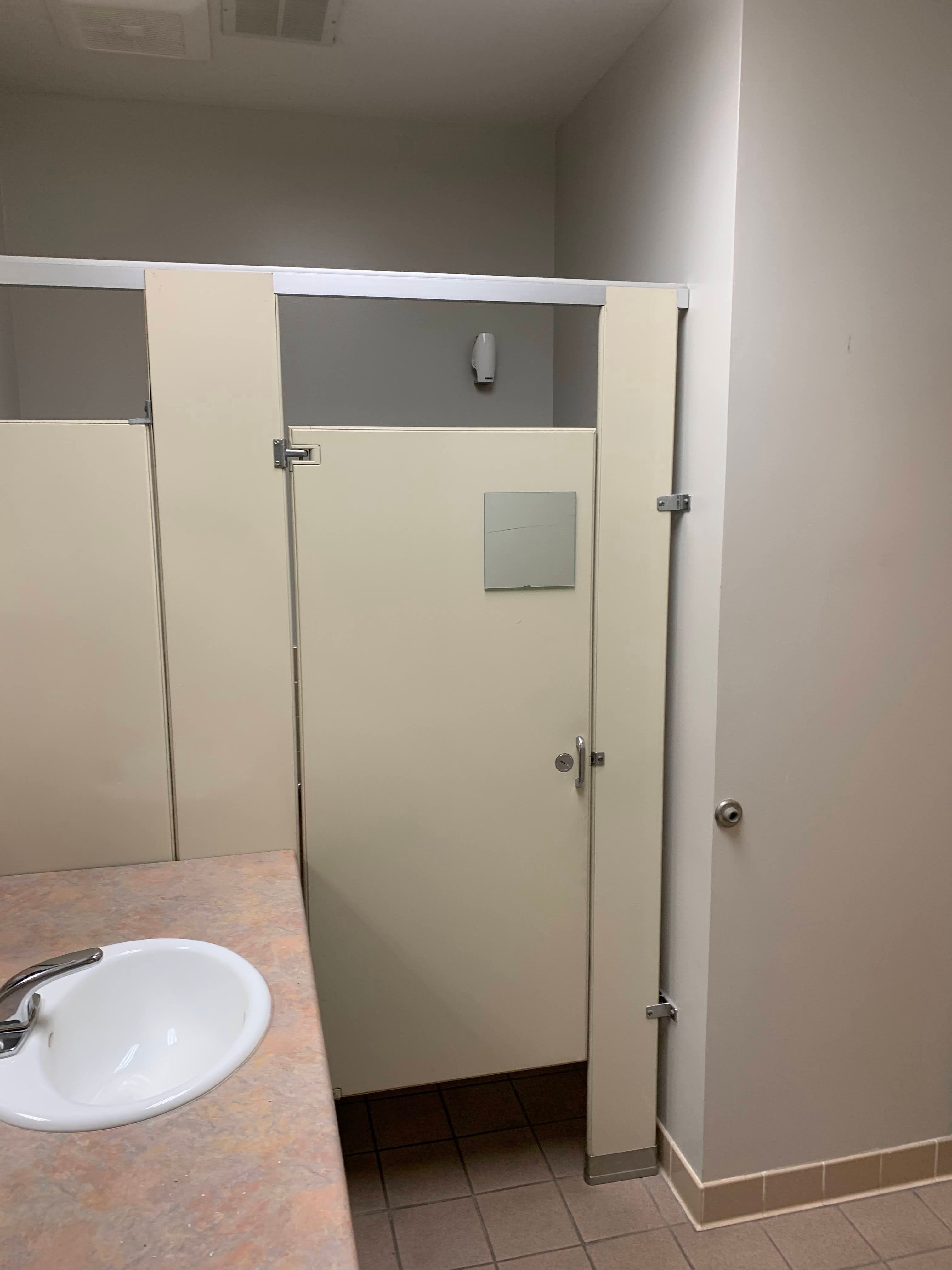 Before Office Bathroom Demolition project