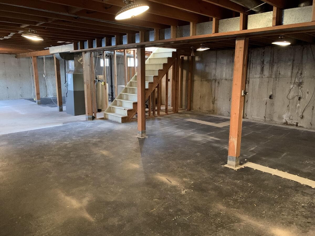 After Basement Demolition project