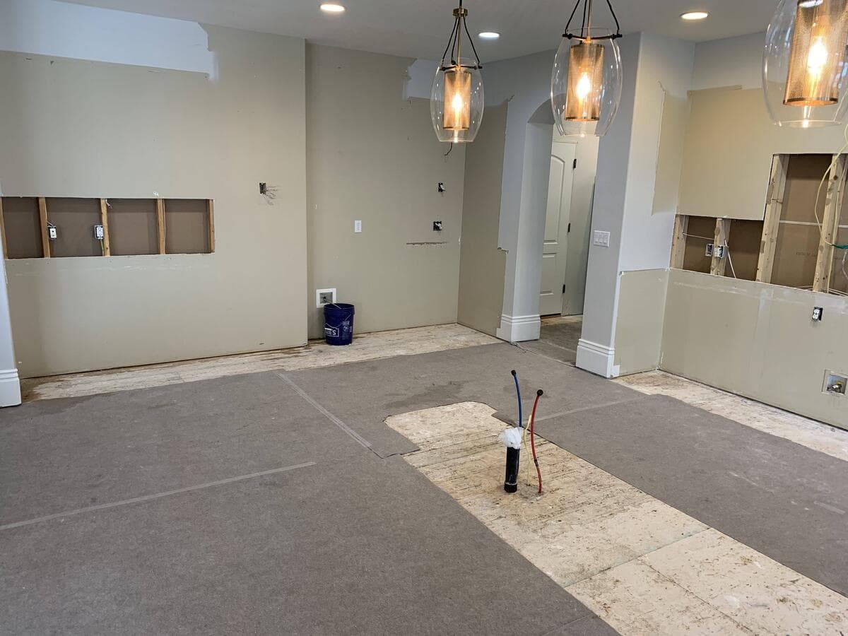 After Luxury Kitchen Demolition project