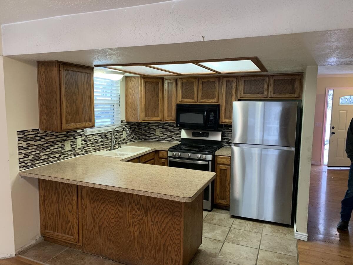 Before Compact Kitchen Demolition project